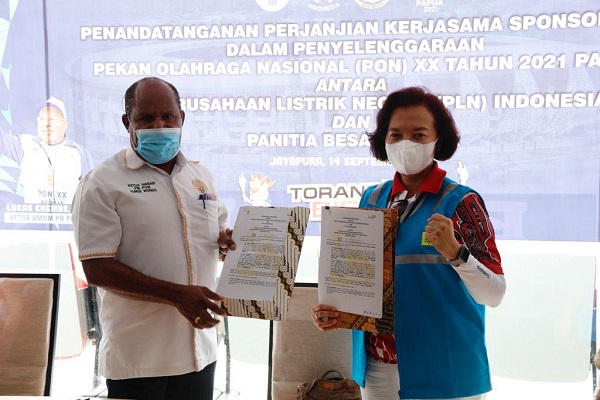 PLN Gelontorkan Rp 313 Miliar Dukung Penyelenggaraan PON XX Papua